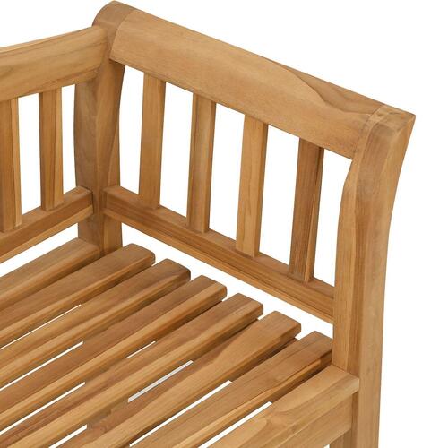 Havebænk 120x53.5x85 cm Solid Teak