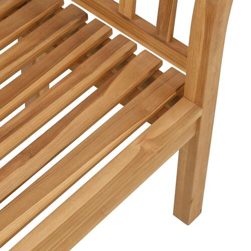 Havebænk 120x53.5x85 cm Solid Teak