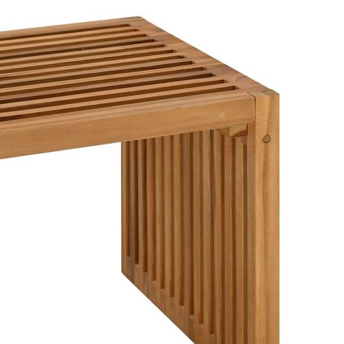 Have Sidebord 70x37.5x35.5 cm Massivt Træ Teak