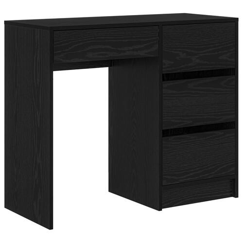 Sort Egetræ Skrivebord Sort egetræ Spånplade, laminat Kompakt