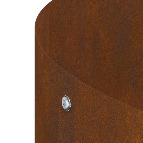 Corten Stål Potte Corten Stål Stor Holdbar