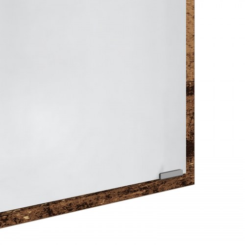 LED badeværelsesspejl Gammel træ 40x8.5x37 cm Ingeniørtræ
