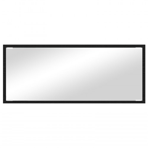 Badespejl Sort egetræ Glas, MDF Stort Spejl Badespejl