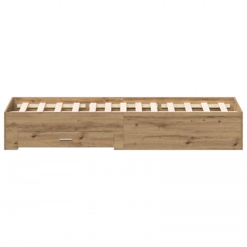 Sengestel med skuffer Artisan egetræ Konstrueret træ 140 x 190 cm