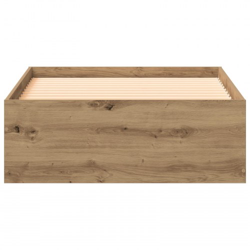 Sengestel Artisan Egetræ 100x200 cm Konstrueret Træ