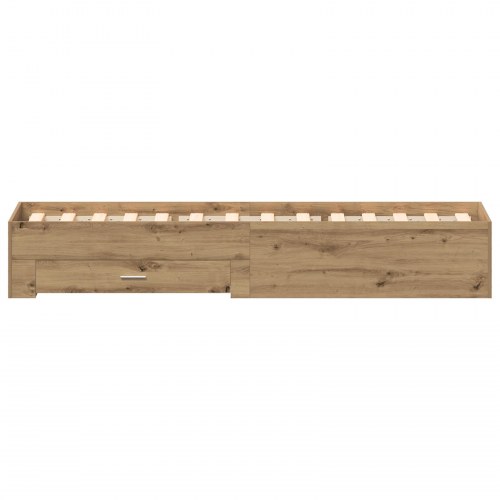 Sengestel Artisan Egetræ 100x200 cm Konstrueret Træ