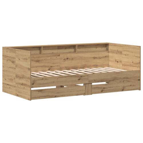 Daybed i Håndlavet Eg Håndlavet eg Konstrueret træ 100 x 200 cm