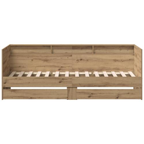 Daybed i Håndlavet Eg Håndlavet eg Konstrueret træ 100 x 200 cm