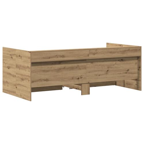 Daybed i Håndlavet Eg Håndlavet eg Konstrueret træ 100 x 200 cm