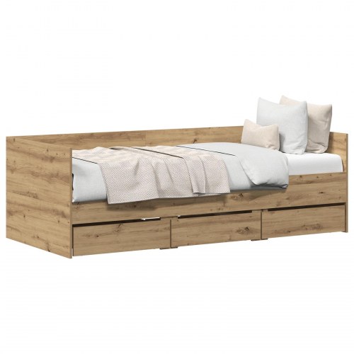 Sengebænk Artisan Eg Konstrueret træ 90 x 200 cm Holdbar