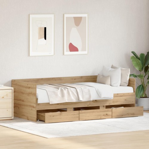 Sengebænk Artisan Eg Konstrueret træ 90 x 200 cm Holdbar