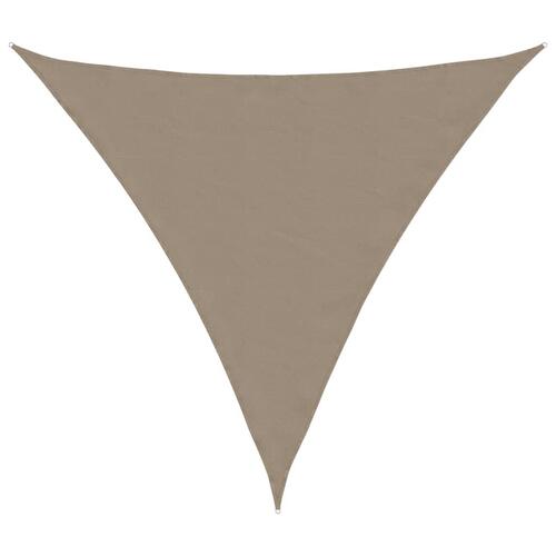 Solsejl 2x2x2 m 100 % polyesterstof gråbrun