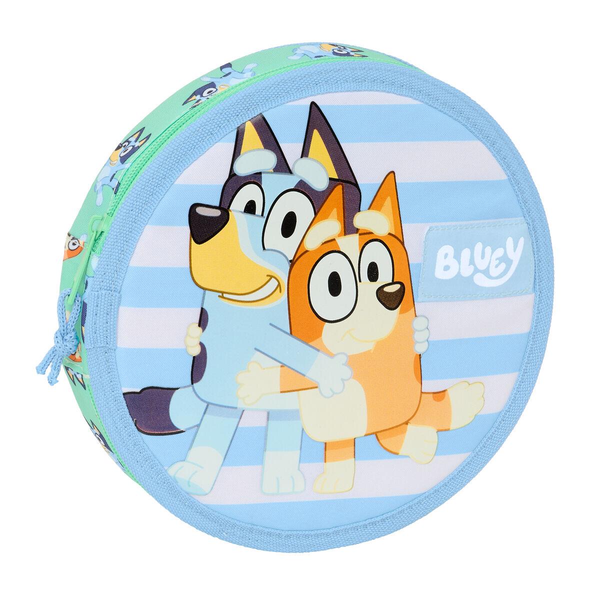 Bluey penalhus Sisters - akvamarin, 18 dele (rundt)