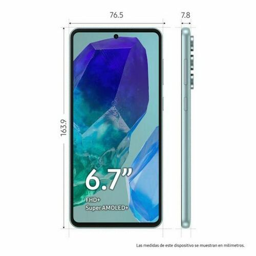 Smartphone Samsung M556 8-128 GREE V2 6,7" 8 GB RAM 128 GB Lysegrøn