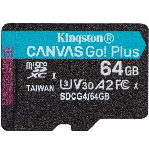 Mikro-SD-hukommelseskort med adapter Kingston SDCG4/64GBSP 64 GB