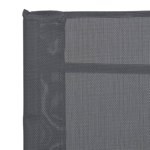Gyngestol til haven 95x54x85 cm textilene grå