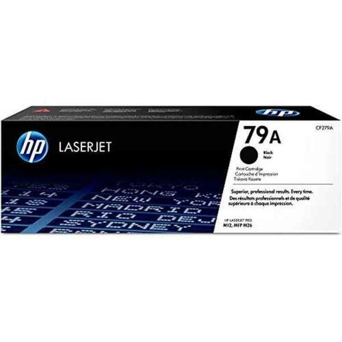 Original toner HP 79A Sort