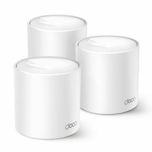 Wi-Fi forstærker + router + access point TP-Link DECO X10(3-PACK) Hvid