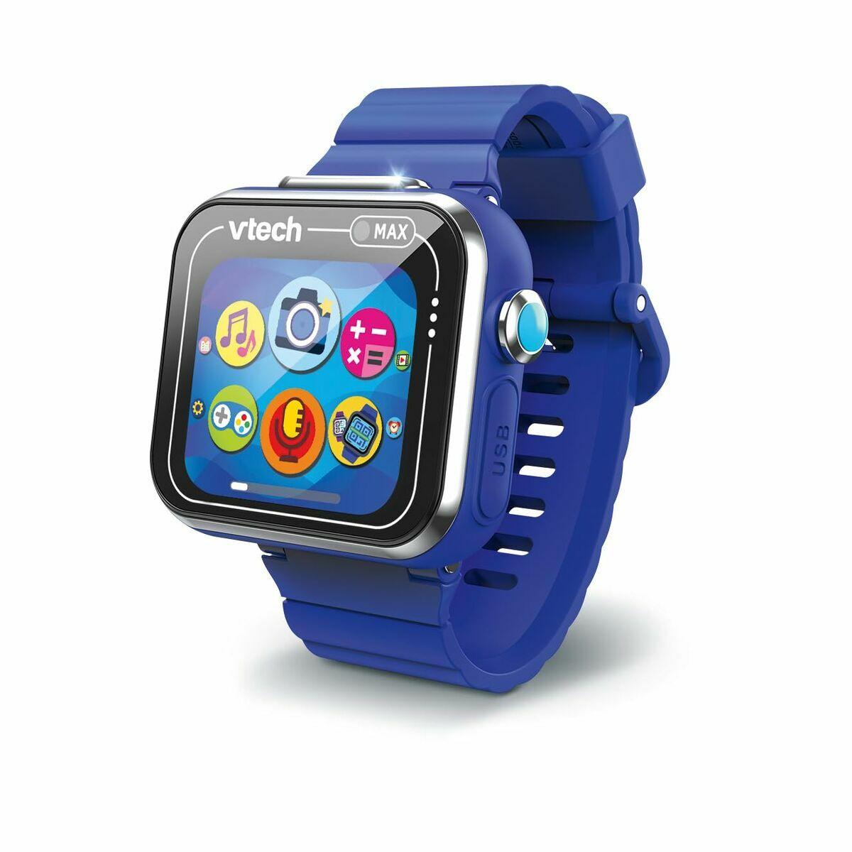 Vtech KidiZoom Smartwatch Max - Blå, interaktivt børneur 256 MB