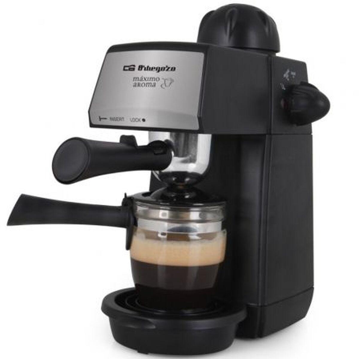 Hurtig manuel kaffemaskine Orbegozo 16782.0 Sort 6 Kopper