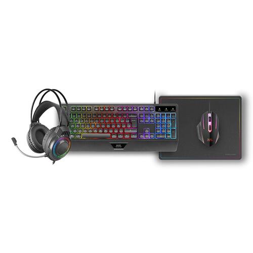 Tastatur og mus Mars Gaming MCP124PROES