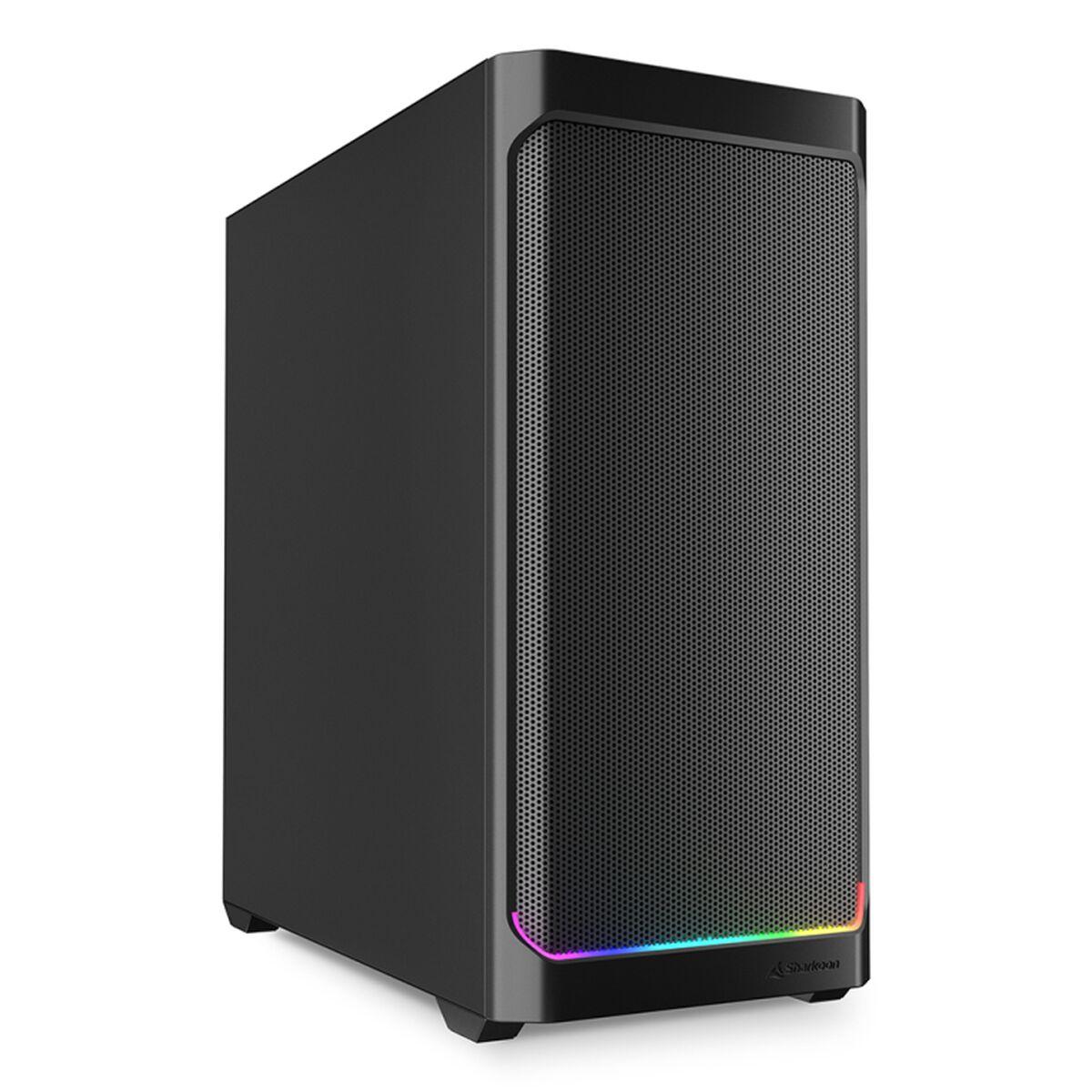 PC kabinet ATX Sharkoon AK4 RGB Strip - Sort midi-tower