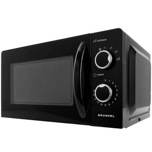 Mikrobølgeovn Grunkel MW-20NG 20 L Sort Hvid/Sort 700 W