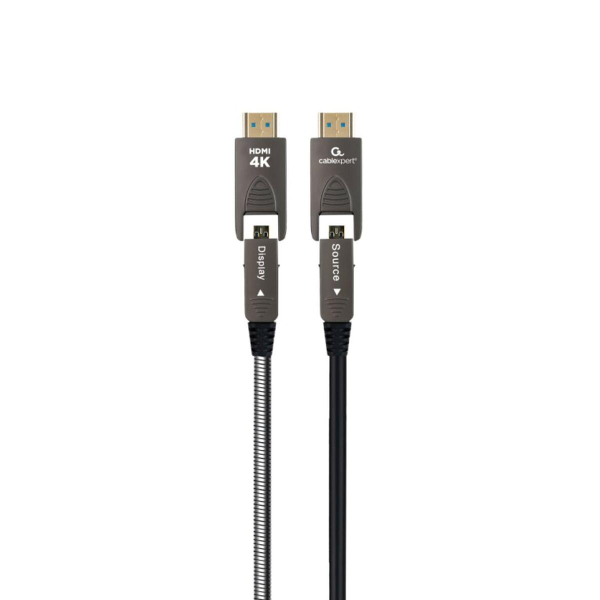 GEMBIRD HDMI-kabel 30 m - HDMI 2.0, 4K HDR, sort