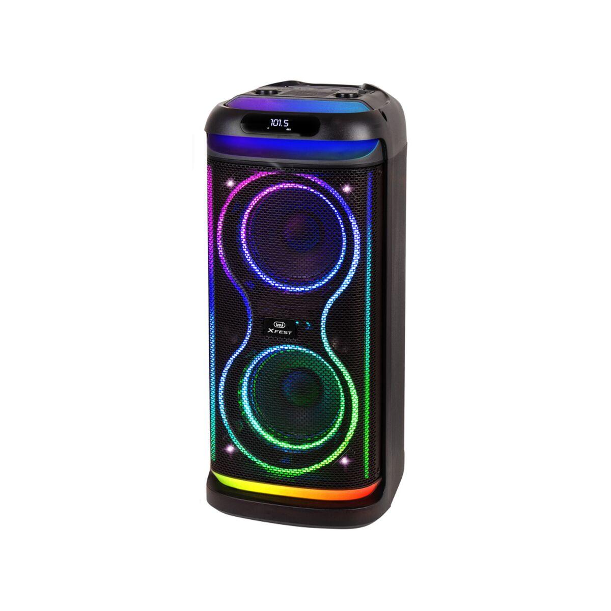 Trevi XF 650 KB bærbar Bluetooth-højttaler med LED-lys - sort