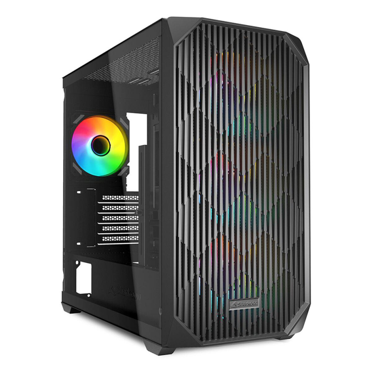 Sharkoon MK3 RGB - ATX semitårn kabinet, sort (MicroATX)