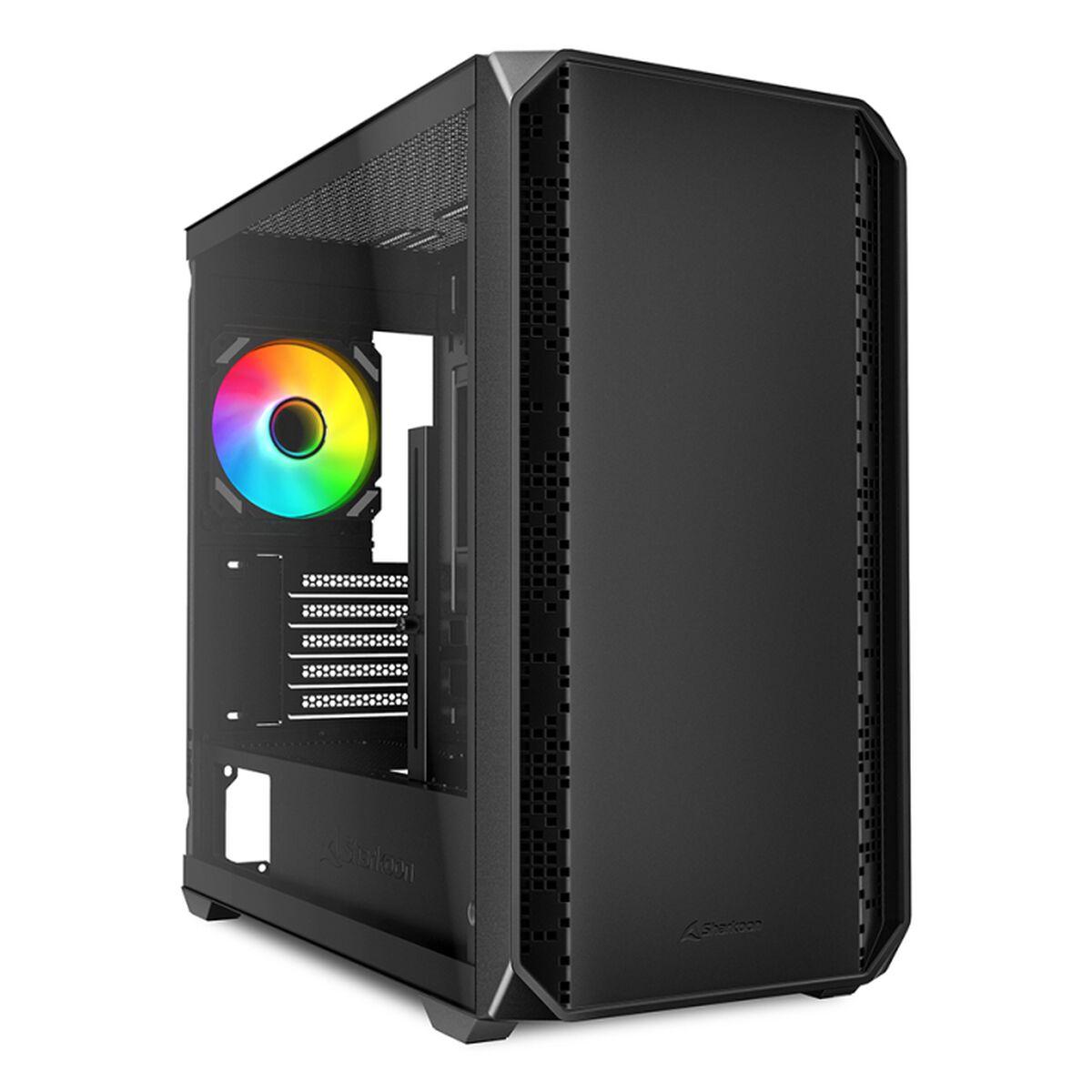 Sharkoon MK2 RGB ATX semi-tårn kabinet - Sort (MicroATX)
