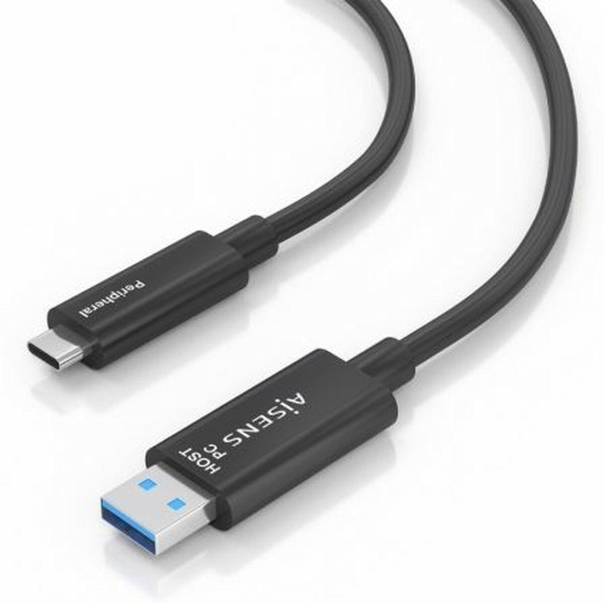 USB-kabel Aisens A157-0927 Sort