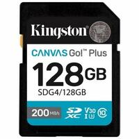 Mikro-SD-hukommelseskort med adapter Kingston SDG4/128GB 128 GB