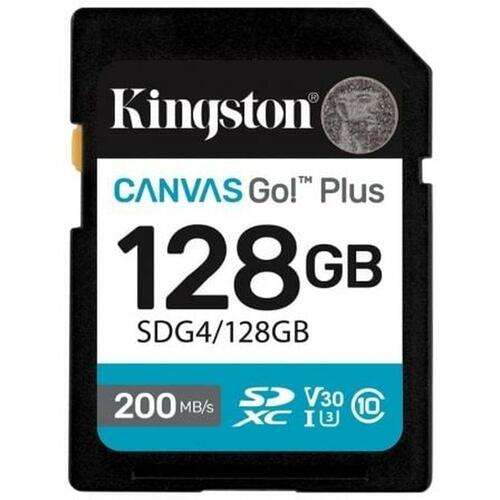 Mikro-SD-hukommelseskort med adapter Kingston SDG4/128GB 128 GB