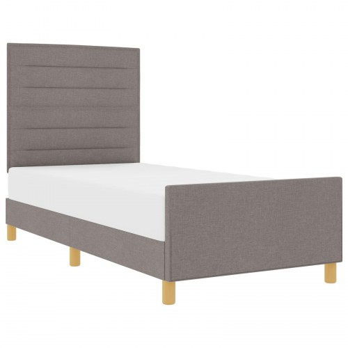 lamelbund i Taupe, 80x200 cm, Stof
