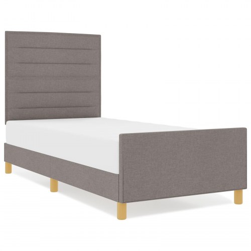 lamelbund i Taupe, 80x200 cm, Stof