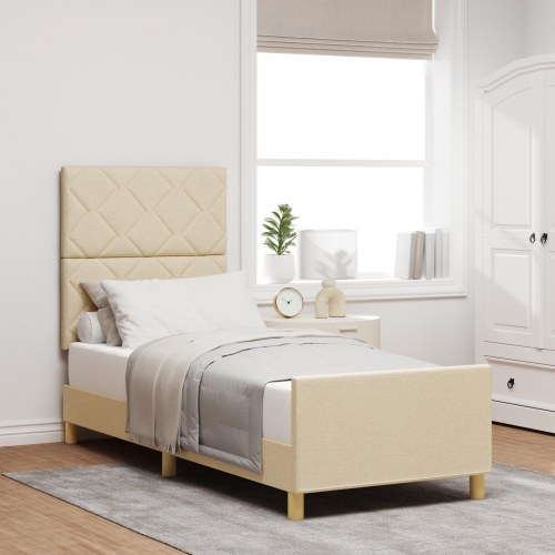 Sengbund Creme 80x200 cm Stof