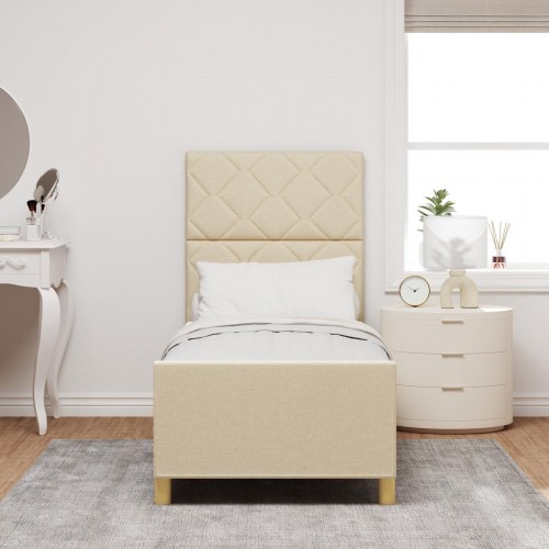 Sengbund Creme 80x200 cm Stof