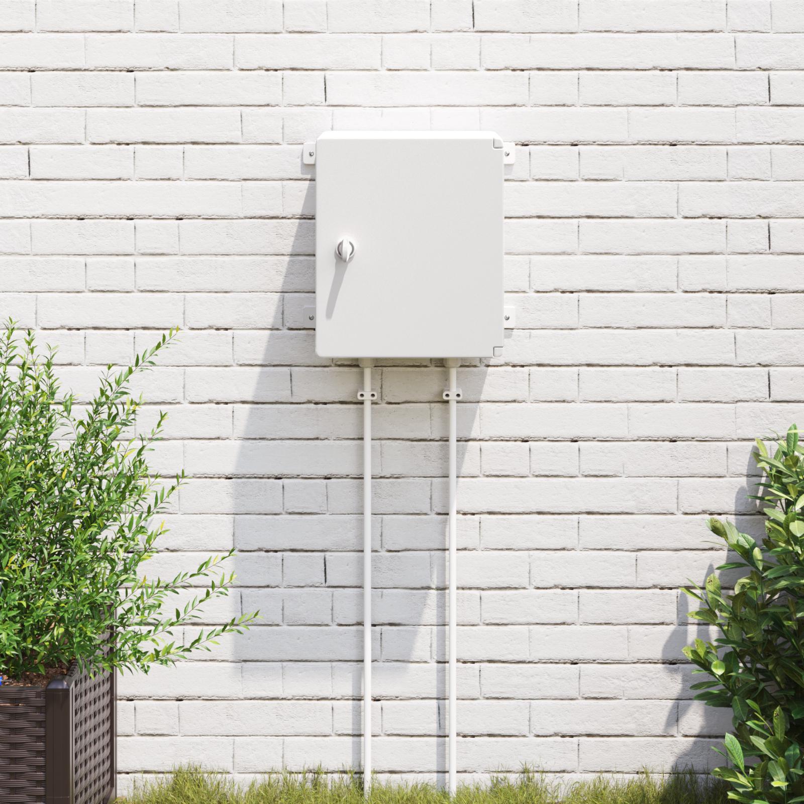 Kontrolskab IP65 Vandtæt Grå 30x16,5x35 cm ABS Plast