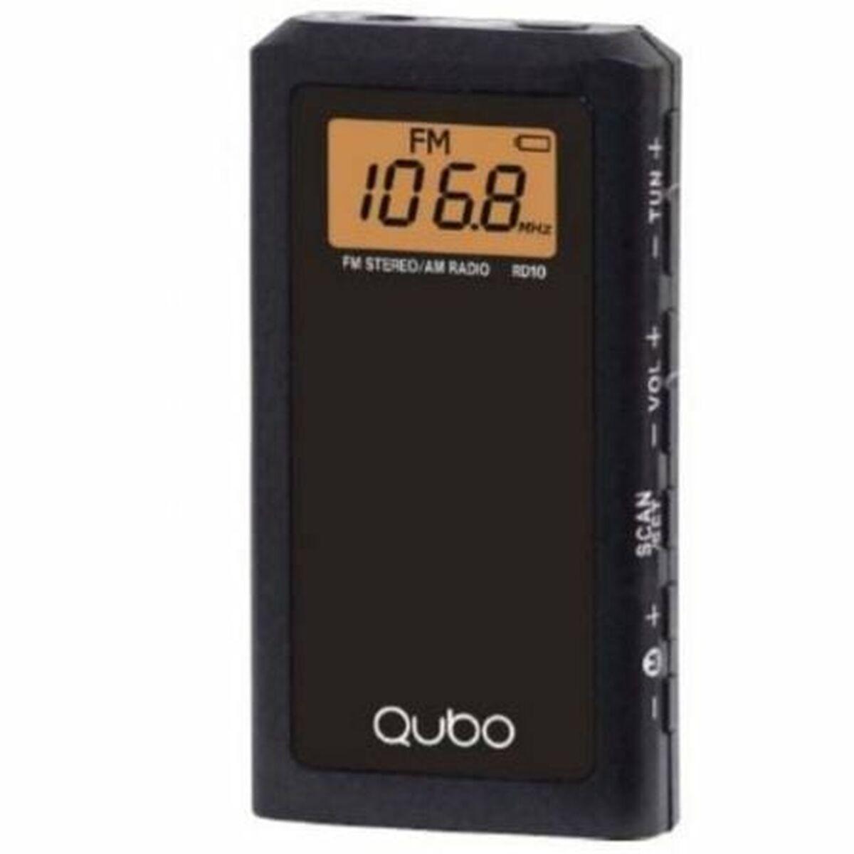 Qubo RD-10 transistorradio med FM/AM og display