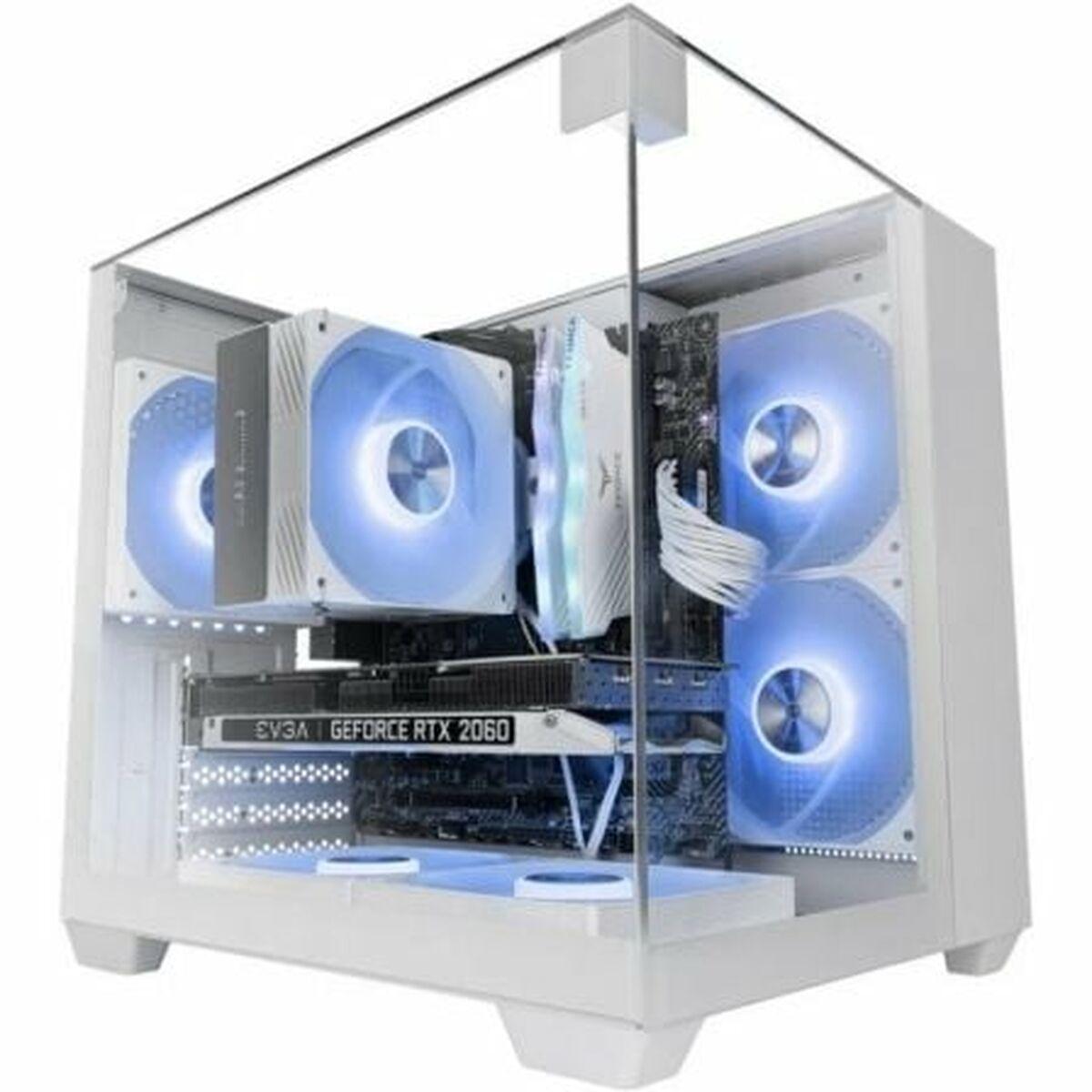 PC kabinet ATX semi-tårn Mars Gaming MCVISIONMW - hvid