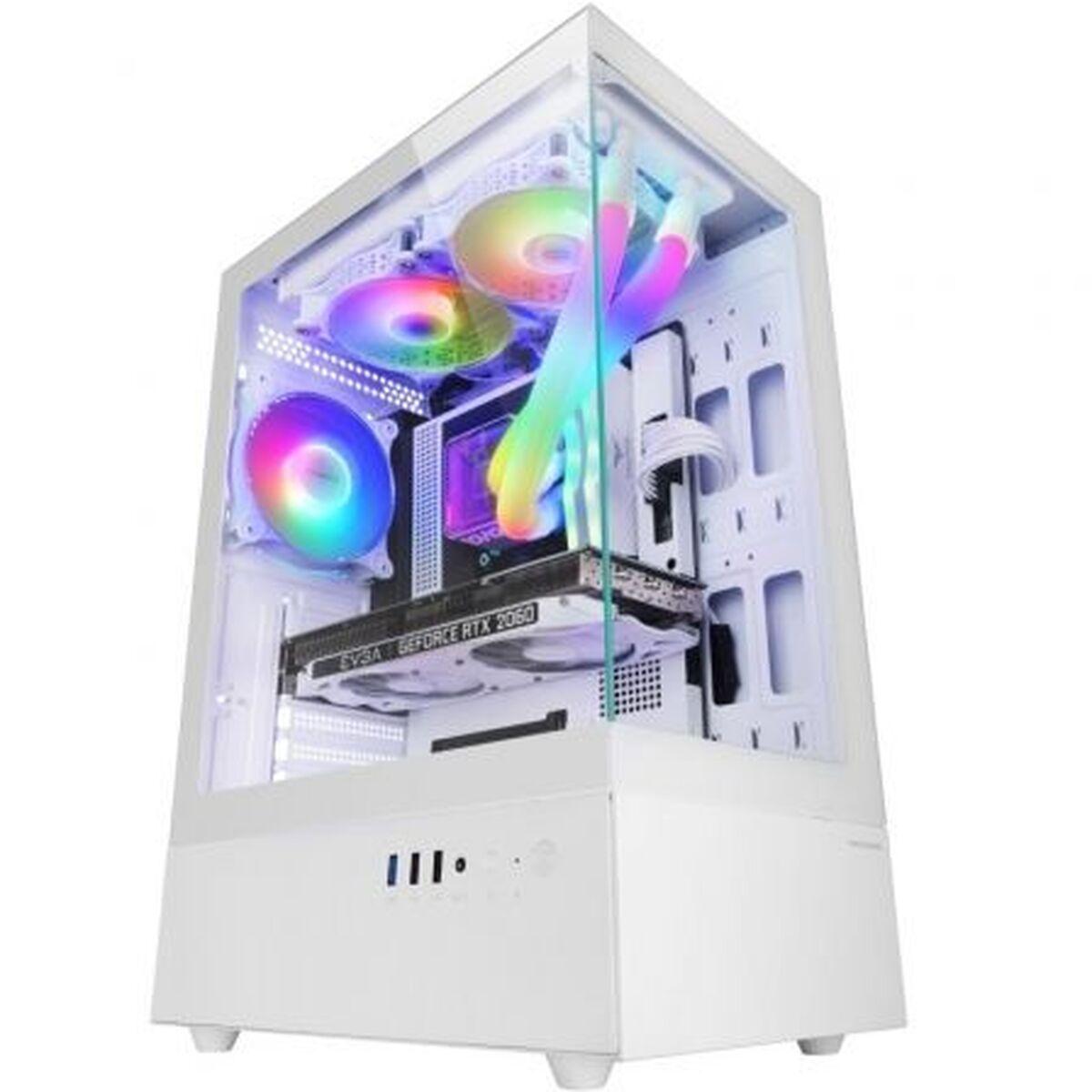 Mars Gaming MCXOW ATX midi-tower kabinet - Hvid