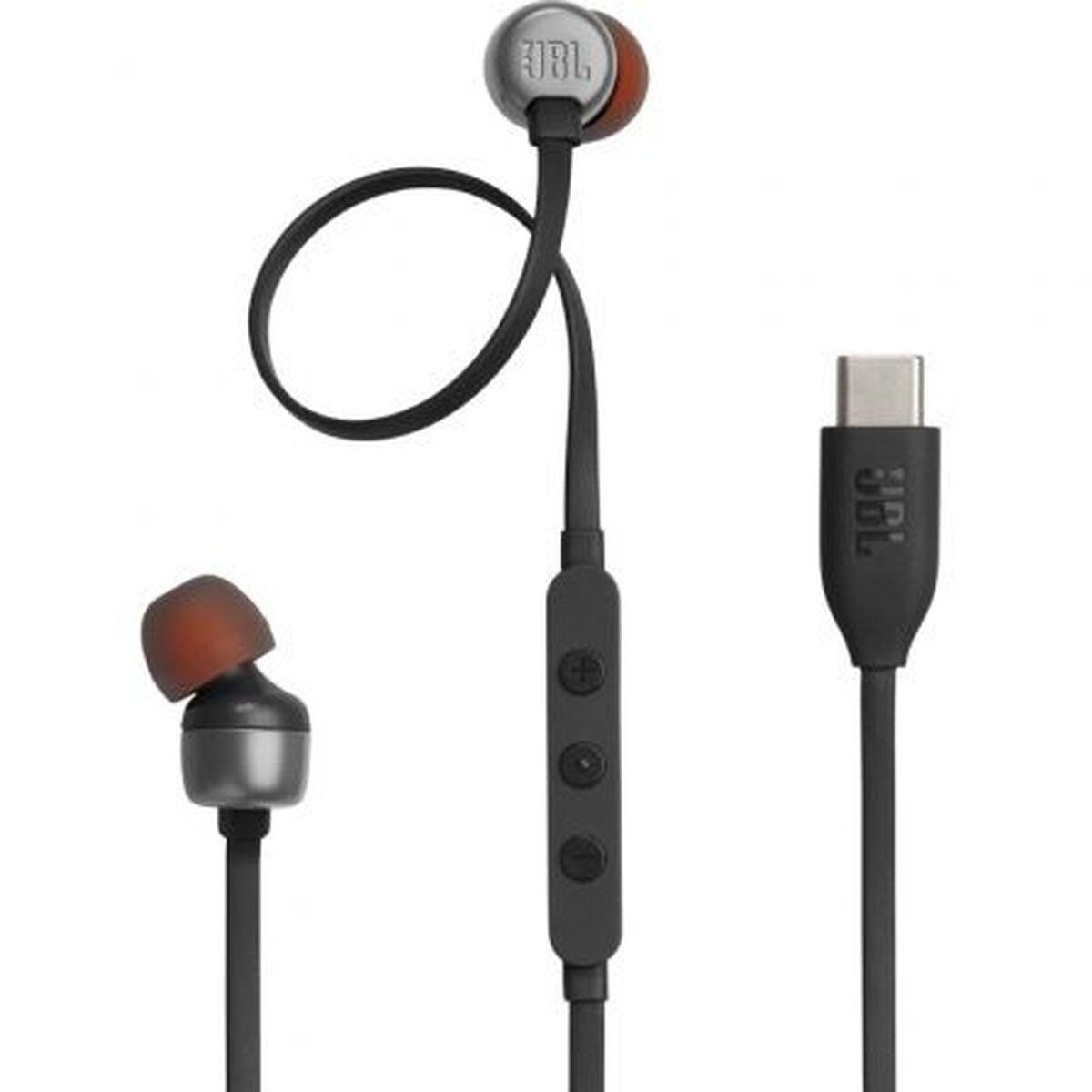 Hovedtelefoner JBL JBLT310CBLK Sort