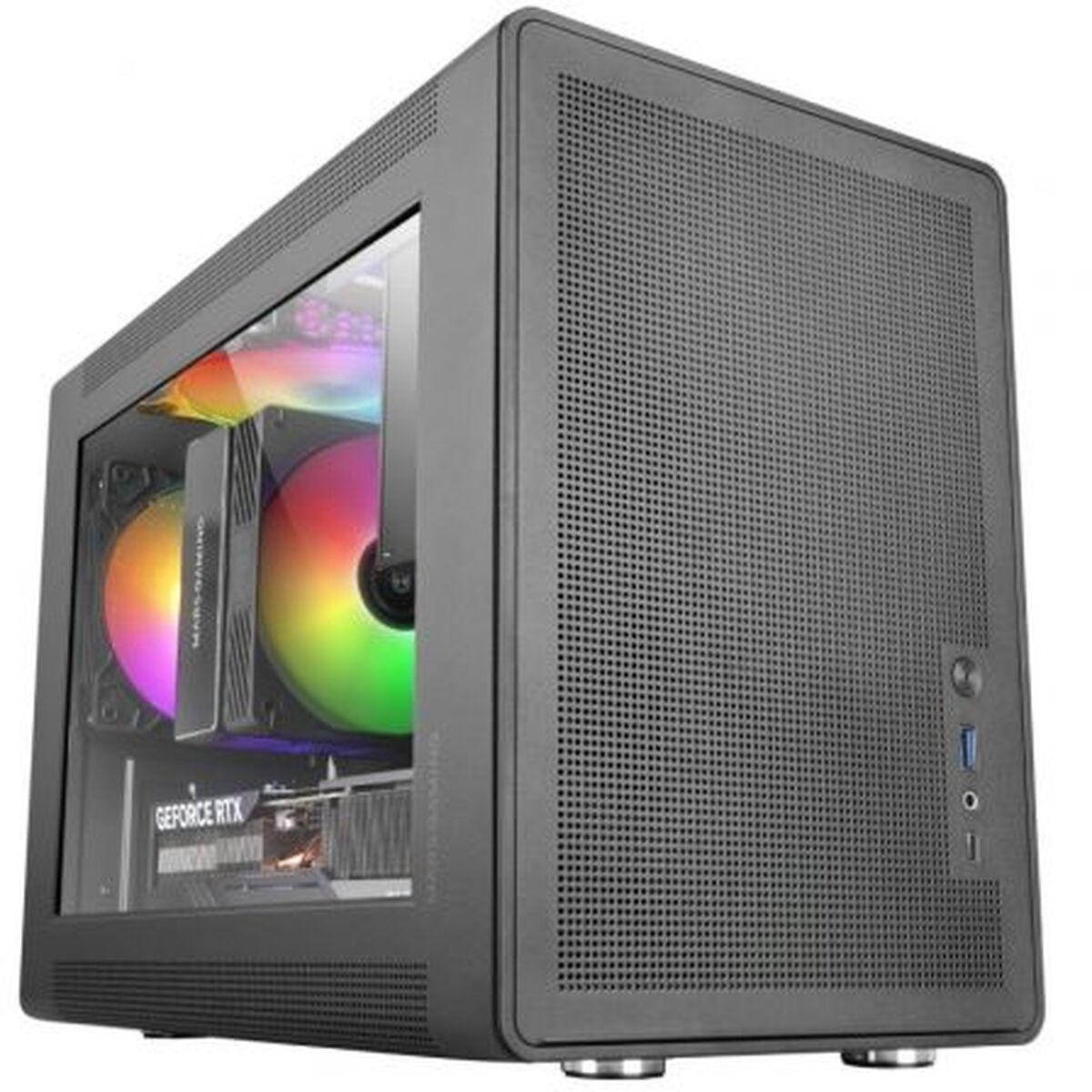 Mars Gaming MCXPS mini-tower kabinet - Micro ATX/ITX, sort