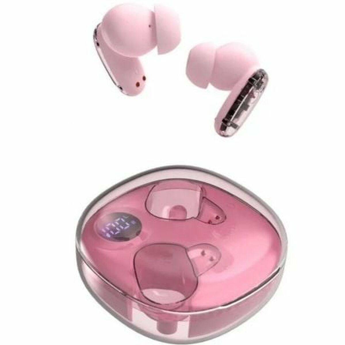 Mars Gaming MHIB2P trådløse in-ear høretelefoner med opladningsetui - Pink