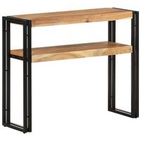Konsolbord 90x30x75 cm massivt akacietræ