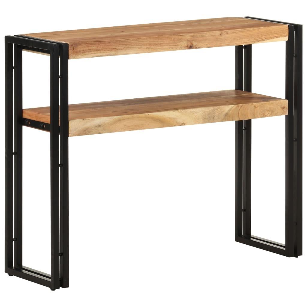 Konsolbord 90x30x75 cm massivt akacietræ