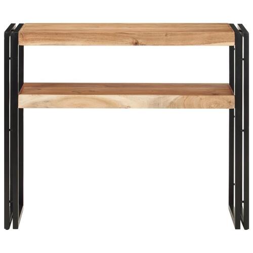 Konsolbord 90x30x75 cm massivt akacietræ