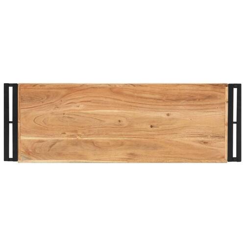 Konsolbord 90x30x75 cm massivt akacietræ