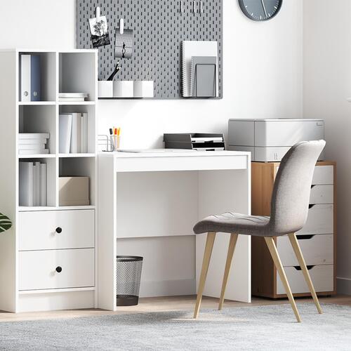 Skrivebord Hvid 80x50x76 cm Ingeniørtræ